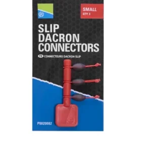 Preston Slip Dacron Connector - Small Uitverkoop